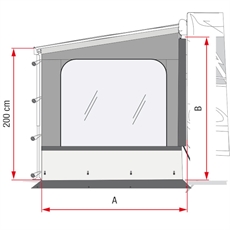 FIAMMA Sidodel W PRO XXL för F45 / F65.