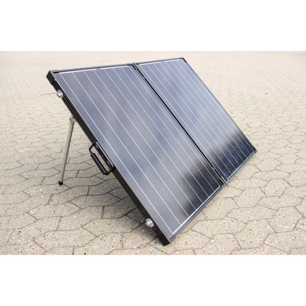 150W (450Wh) lyx solcellväska, svart mMPPT 150W (450Wh) lyx solcellväska, svart mMPPT
