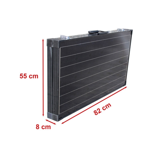 150W (450Wh) lyx solcellväska, svart mMPPT 150W (450Wh) lyx solcellväska, svart mMPPT