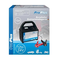 ProPlus Batteriladdare 12/24 V, 15 Amp.