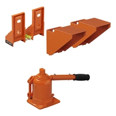 KOJACK Hydraulisk domkraft med utjämning för dubbelaxel 2 ton.