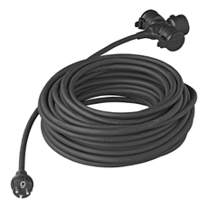 ProPlus Adapter Kabel Schuko-kontakt för 3 x CEE, 16A 20 M