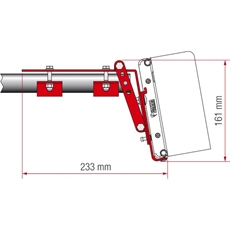 F45-fästen för takstänger, F45 & Fiamma Zip Kit