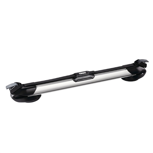 Thule Magnet Adapter för stegar, avlång design, Thule-logotyp, metalllook, hållbara anslutningar.