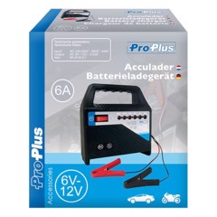 PRO PLUS Batteriladdare 6/12V, 6 Amp. 