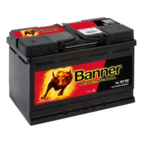 BANNER Starttjur, 72 Ah batteri