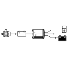 CARBEST Battery Charge Booster, DC-DC 25 A