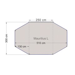 REIMO Mauritius L Markis, 510 x 300 cm