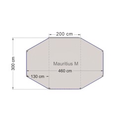 REIMO Mauritius M Markis, 460 x 300 cm