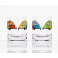 KÄRLEKS CARAVANNING glas 2 st, 380 ml