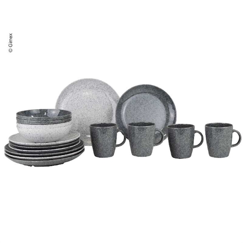 GIMEX Servis Classic Line Granit, 16 delar