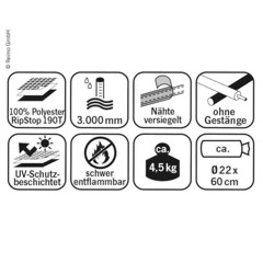 REIMO Häcktält för VW  T5 och T6  Upgrade Premium 