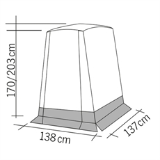 REIMO Hook-tält till VW Caddy