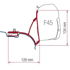 F45 Beslag/fäste till VW T5/T6 Multivan - Transporter