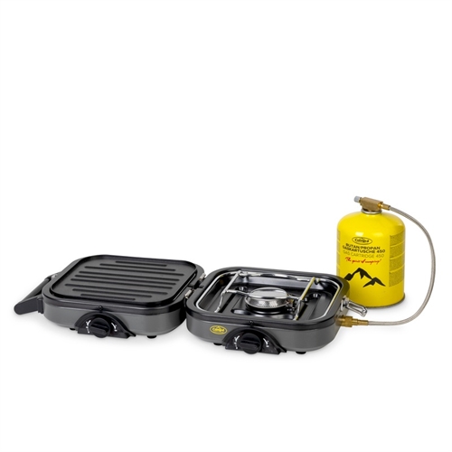 NCU Gaskök Väska med 2 Gaskök För Gaskassetter