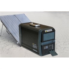 150W (450Wh) lyx solcellväska, svart mMPPT 150W (450Wh) lyx solcellväska, svart mMPPT