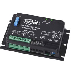 Solar Charge Controller SR 242 Duo Digital 12 V, laddkontroll