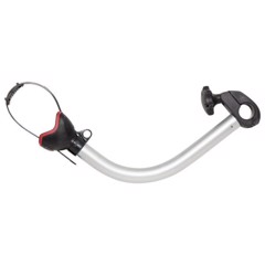 FIAMMA Bike-Block Pro S 4 med böjd arm, klämma för cykelram och monteringsfäste, inkl. rem.
