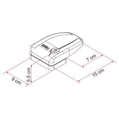 FIAMMA SAFE DOOR FRAME 3 Vit