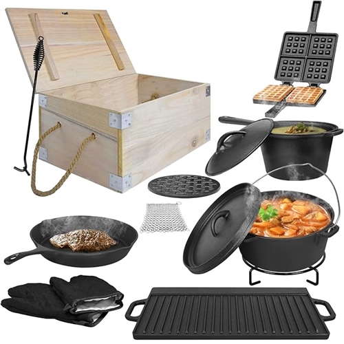 DUTCH Oven Set med 11 delar