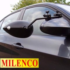 MILENCO Aero Spegel, Lång arm, Konvex, 2 st. 
