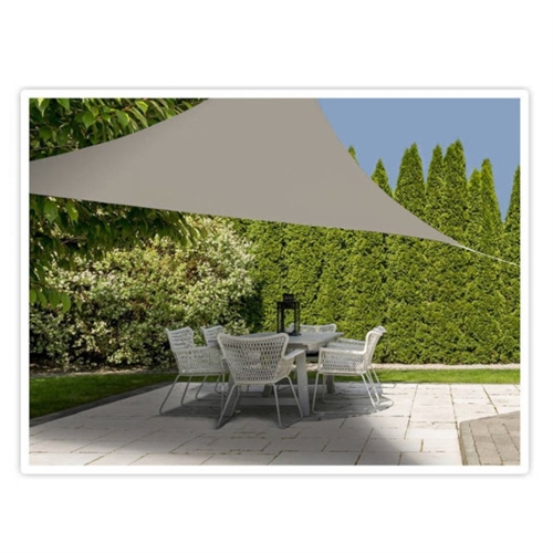 PROGarden solsegel, Triangel 3,0 x 3,0 x 3,0 m. Sand.