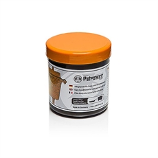 Petromax vård för gjutjärn, 250 ml, med orange lock och etikett. Tillverkad i Tyskland.