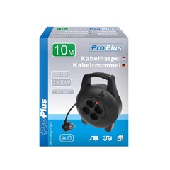 ProPlus Kabelvinda 10 m Svart