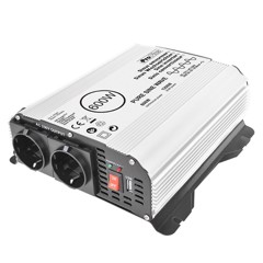 ProPlus Ren Sinus-växelriktare 12V-230V 300W/600W + USB