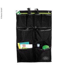 CAMP4 Tessa Maxi Organizer, svart med lime-accenter, flera fickor, två upphängningsöglor upptill.