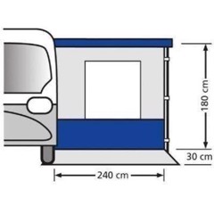 EUROTRAIL, Sidovägg för markis till campingbussar