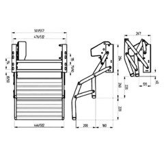 Thule Double Step 12 Volt 440, Motoriserad