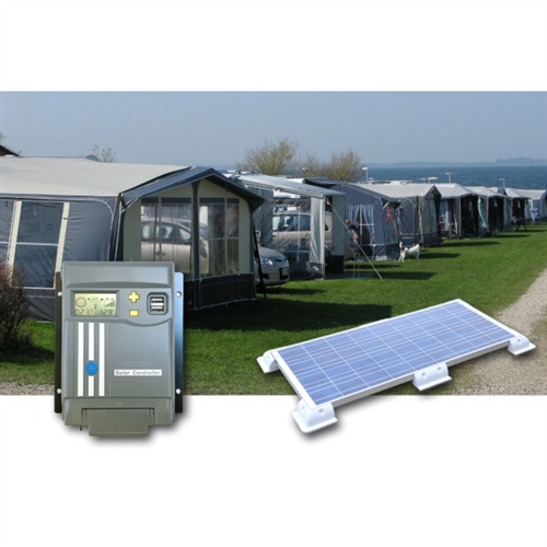 CAMPING SOLSYSTEM 400-450 Wh (100 WP MPPT)