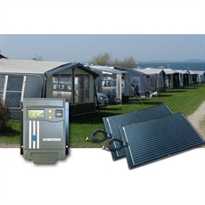 CAMPING SOLSYSTEM 900-1000 Wh (240 Wp LÄTTVIKTS) MPPT