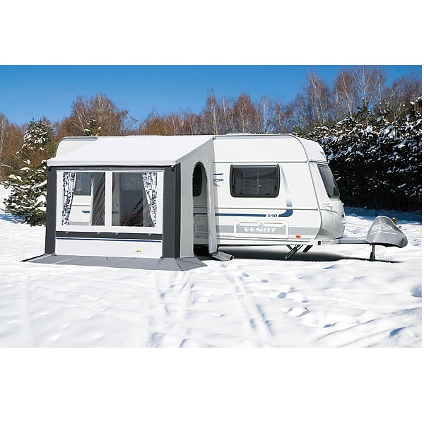 Förtält, DWT Cortina 2, helårstält, universaltält Reimo Cortina II 220x180 Vintertält