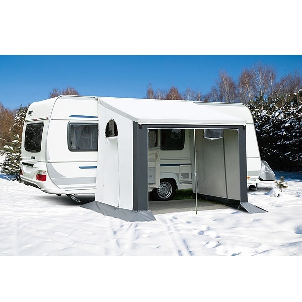Förtält, DWT Cortina 2, helårstält, universaltält, str. 1 Fötält, Goldcamp Kufstein, vinterhelårsstält