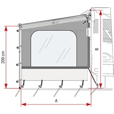 FIAMMA Side W Caravanstore XL