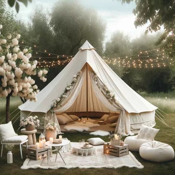 Glamping - Bomullstält