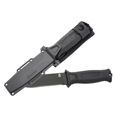 Gerber Strongarm Fixed Black Fine Edge, Bushcraft kniv