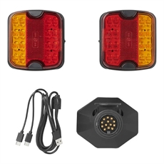 ProPlus Trailer light set LED med magnettråd (Bluetooth) 13-polig