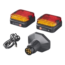 ProPlus Trailer light set LED med magnettråd (Bluetooth) 7-polig