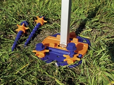 Peg & Stop skrupluggar med kontramutter, 6 st.