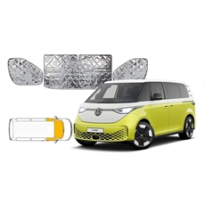 CARBEST Termiska mattor för VW ID BUZZ. Förarhytt, 2023- 