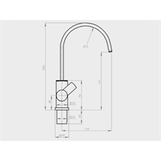 REICH Vattenkran CONTUR S90, Vacker Design 